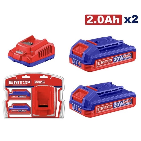Acumulator pentru scule electrice EMTOP ELBCPK1222