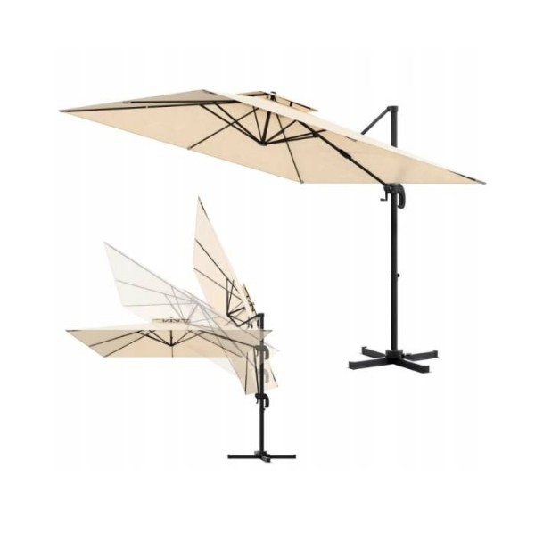 Umbrelă de grădină Roma 420 cm, rotație 360