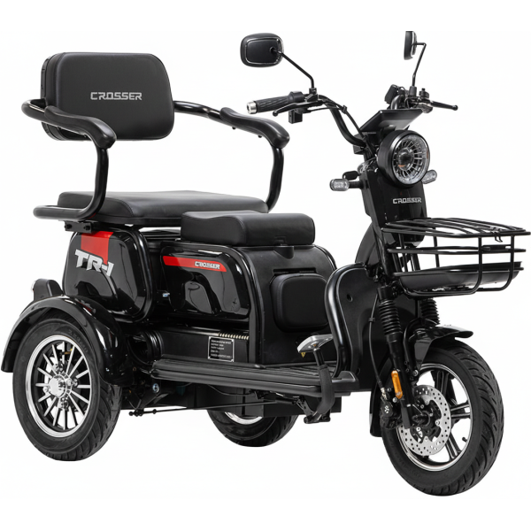 Tricicletă electrica cu trei roti Crosser TR-1 Pro 2000 W Tricicletă electrica cu trei roti Crosser TR-1 Pro 2000 W