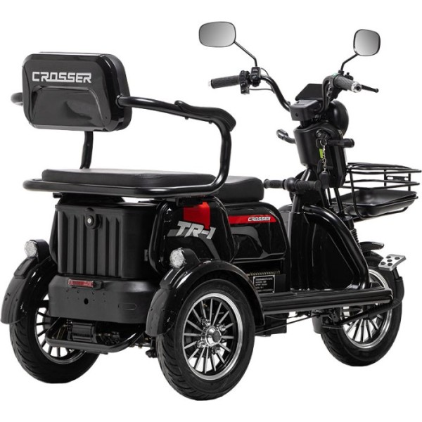 Tricicletă electrica cu trei roti Crosser TR-1 Pro 2000 W Tricicletă electrica cu trei roti Crosser TR-1 Pro 2000 W