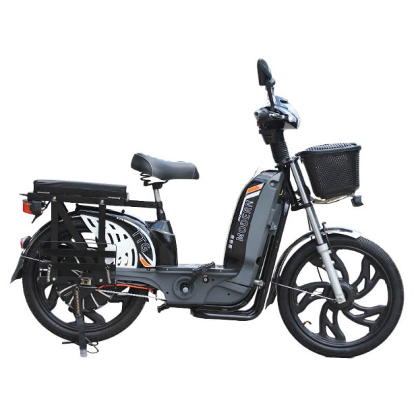 Bicicletă electrică TTG Modern EB-001 800W, neagră