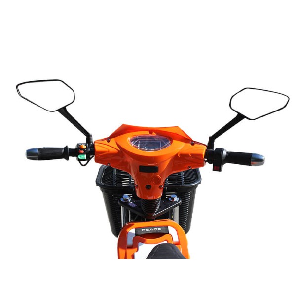 Bicicletă electrică TTG Modern EB-003 800W, portocalie Bicicletă electrică TTG Modern EB-003 800W, portocalie