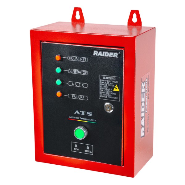 Panou ATS automat pentru generatoare Raider RD-ATS01, 380 V, 10 kW