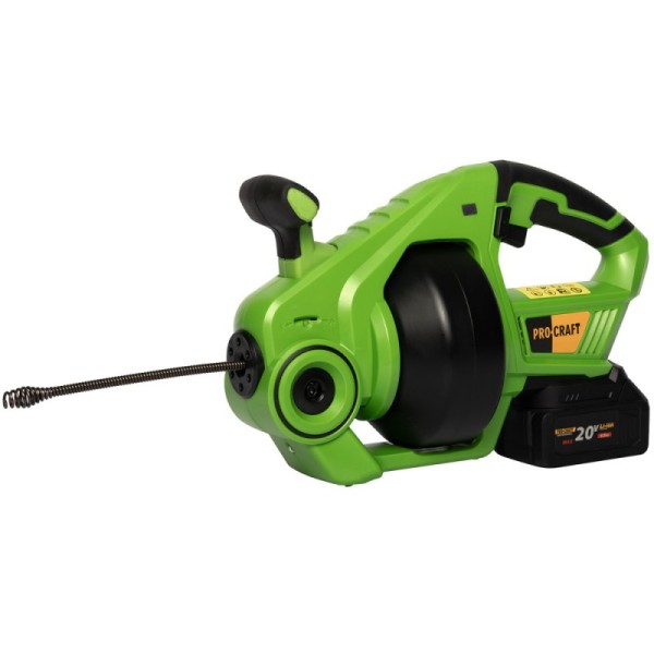 Mașină pe acumulator Procraft PCD20 pentru curățarea țevilor (fara acumulator și încărcător)