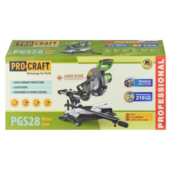 Fierăstrău circular pe acumulator Procraft PGS28 (fără acumulator și încărcător)