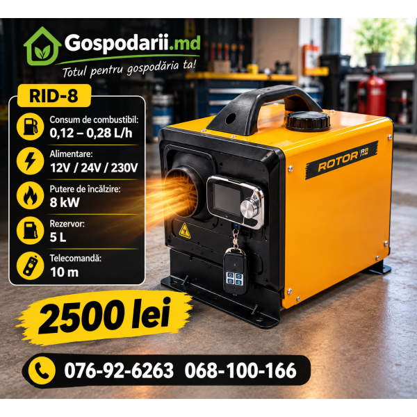 Incalzitor autonom pe motorina Rotor RID-8