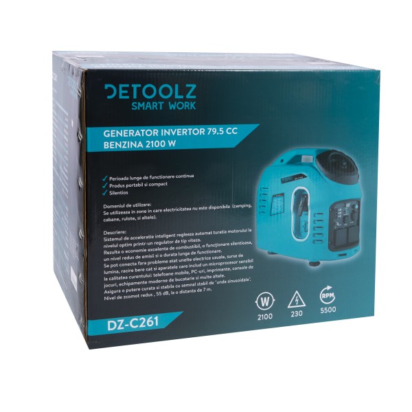 Generator electric pe benzina invertor Detoolz DZ-C261