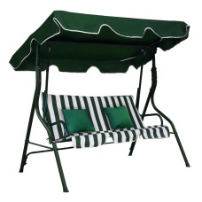 Кресло-качалка Rodos 172x110x155 (зеленый и белый)