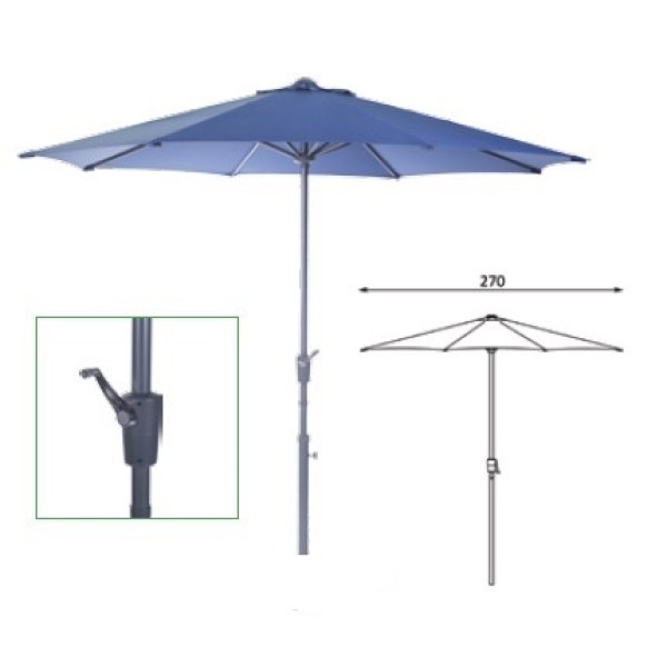 Umbrelă de gradină Gardina Grup Vasto Market Blue