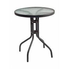 Круглый металлический стол -Andora