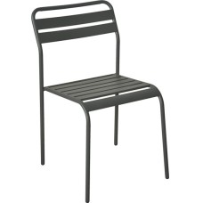 Темно-серый металлический стул CADIZ
