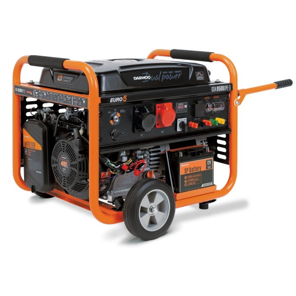 Generator de curent Daewoo GDA 9500DPE-3 (mod dublu 380 / 220V)