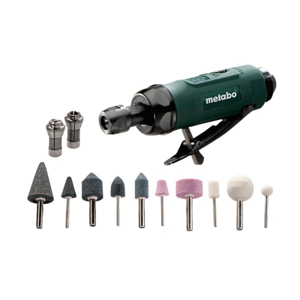 Polizor drept (biax) pneumatic Metabo DG 25 Set