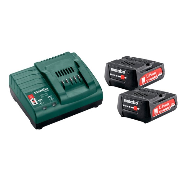 Set acumulatori de bază Metabo 12V 2x2.0 Ah