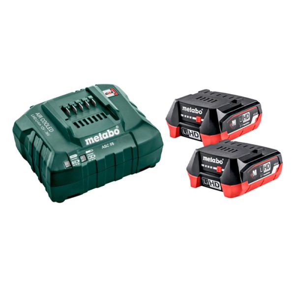 Базовый комплект аккумуляторов Metabo 12V 2xLiHD 4.0 Ah