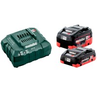 Базовый комплект аккумуляторов Metabo LiHD 1x4.0 Ah + LiHD 1х5.5 Аh