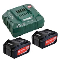Set acumulatori de bază Metabo Li-ion 2x5.2 Ah + ASC 30-36V