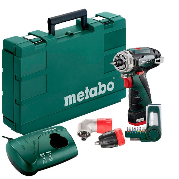 Аккумуляторный шуруповерт Metabo PowerMaxx BS Quick Basic Set