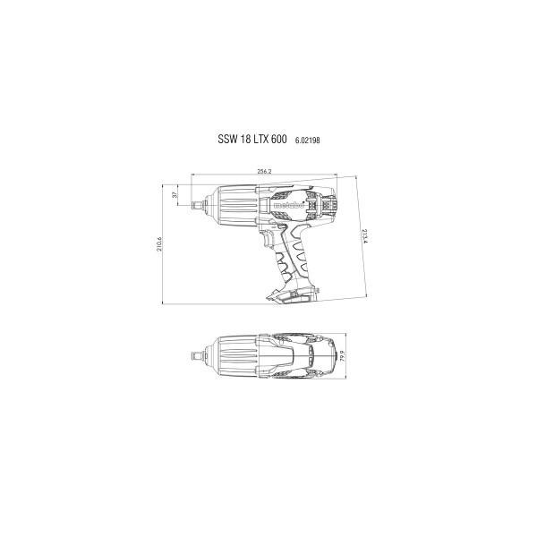 Metabo SSW 18 LTX 600