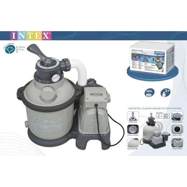 Intex 26644 Песочный фильтр-насос (4,0 м3/ч)