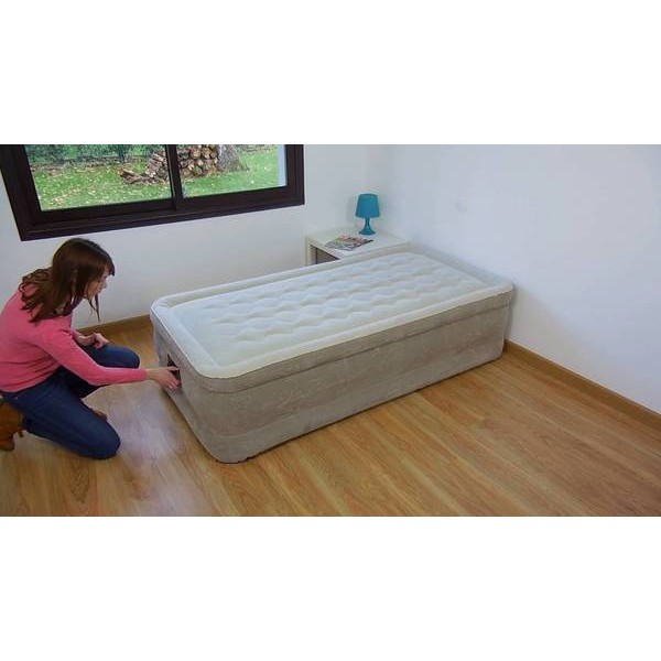 Надувная кровать (191*99*46 см) + Встроенный электронасос 220 В Intex 64426
