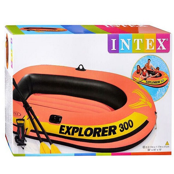 Barcă gonflabilă Intex 58331 Explorer 200 Set (211x117x41 cm)