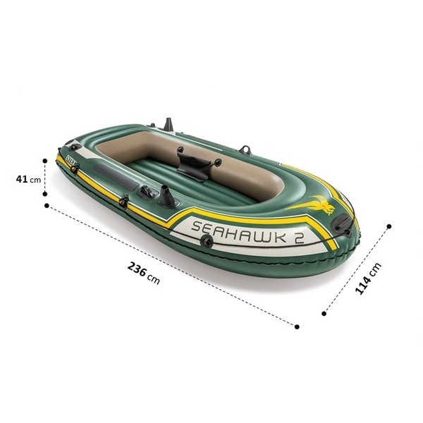 Barcă gonflabilă Intex 68347 SeaHawk 2 (236x114x41 cm)