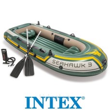 Надувная лодка Intex 68380 Seahawk 3 Set (295х137x43 см)