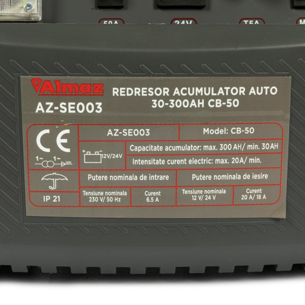 Выпрямитель для аккумулятора Almaz 30- 300Ah CB-50