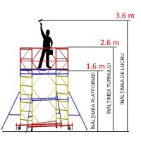 Передвижная модульная вышка ВСР (0,7x2,0) 1+1