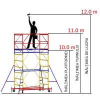 Передвижная модульная вышка ВСР (0,7x2,0) 1+8