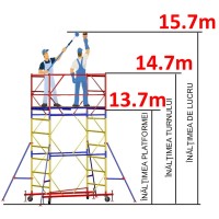 Передвижная модульная вышка ВСР (1,2x2,0) 1+11