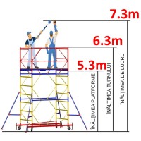 Передвижная модульная вышка ВСР (1,2x2,0) 1+4