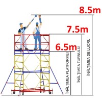 Передвижная модульная вышка ВСР (1,2x2,0) 1+5