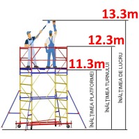 Передвижная модульная вышка ВСР (1,2x2,0) 1+9