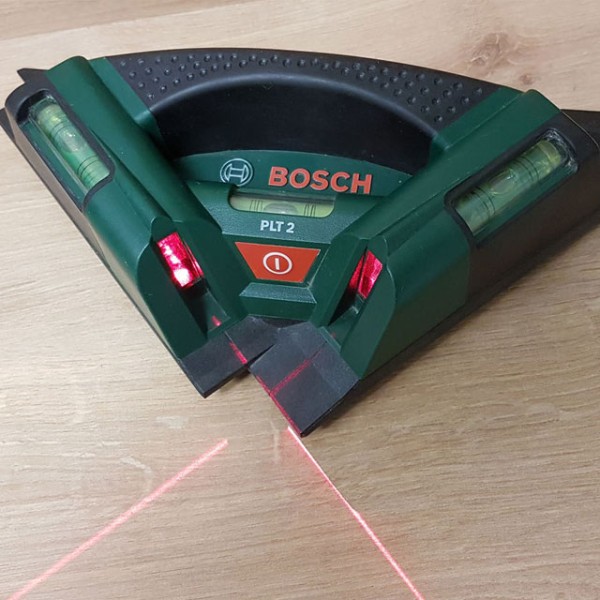 Nivelă cu laser Bosch PLT 2 roșu 7 m