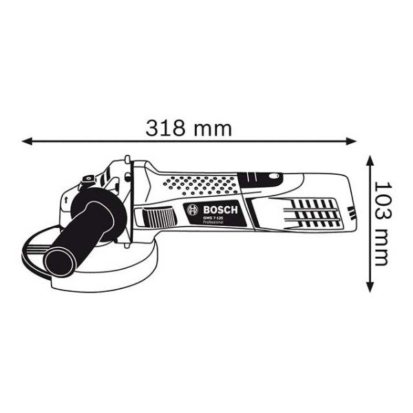 Polizor unghiular Bosch GWS 7-125