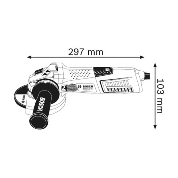 Углошлифовальная машина Bosch GWS 12-125 CIE