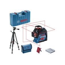 Nivelă cu laser Bosch GLL 3-80+BT 150 roșu 80 m IP54