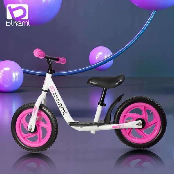 Детский велосипед Jumi (белый/розовый)