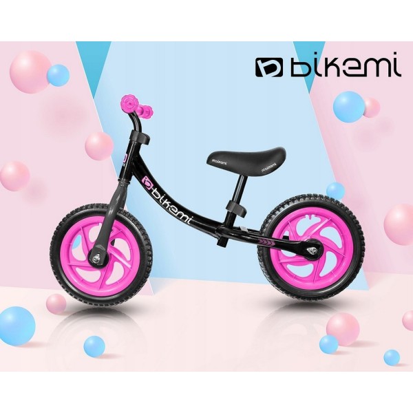 Bicicleta fara pedale| pentru copii Jumi Sport (roz/negru)