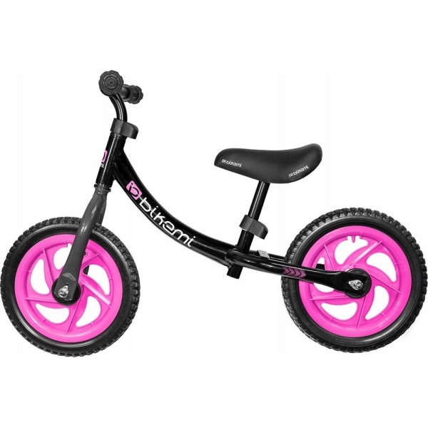 Bicicleta fara pedale| pentru copii Jumi Sport (roz/negru)
