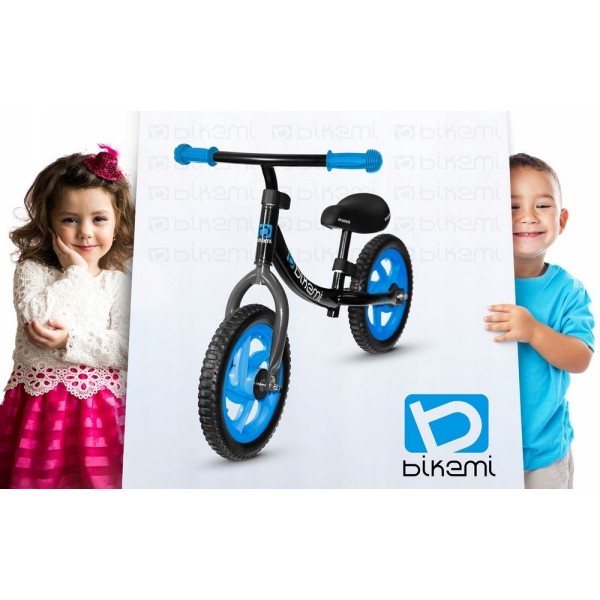 Bicicleta fara pedale| pentru copii Jumi Sport (albastru/negru)
