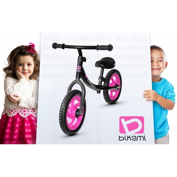 Детский велосипед Jumi (розовый/черный)