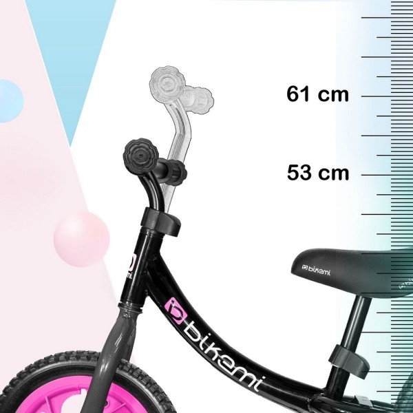 Детский велосипед Jumi (розовый/черный)