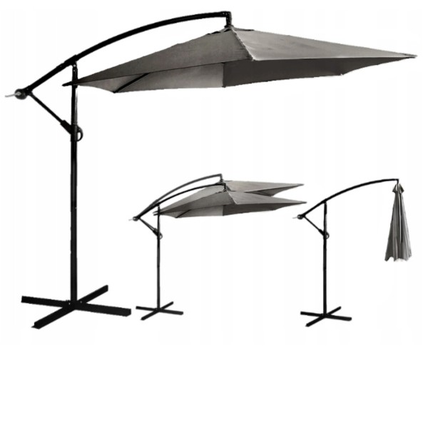 Зонт Jumi 300 см (антрацит) OM-755253