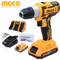 Шуруповёрт аккумуляторный Ingco Li-Ion 20V/2*2A CDLI2002