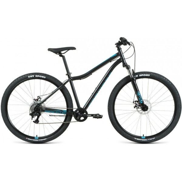 Велосипед Forward Sporting 29 2.2 Disc (2020-2021) 17 Black/Turquoise