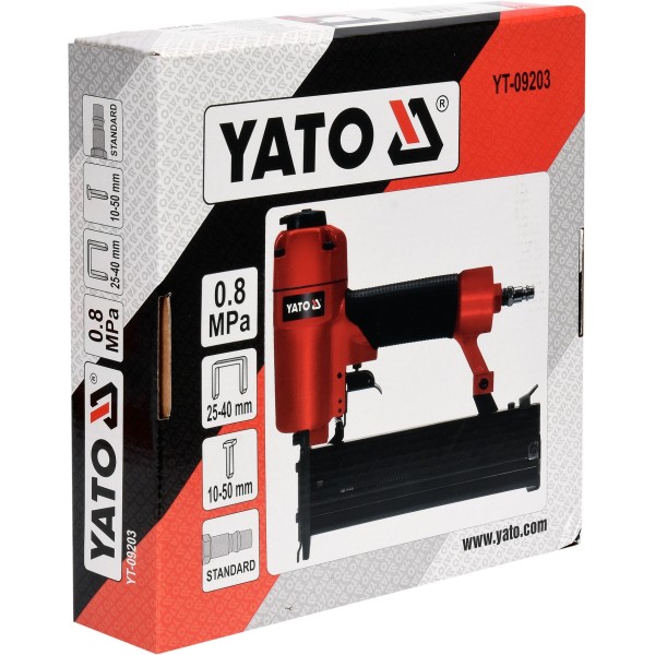 Stapler pneumatic pentru batut cuie Yato YT-09203