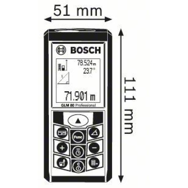 Telemetru Bosch GLM 80 (0601072300)